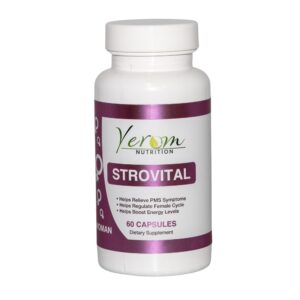Female Cycle Regulator - Relieve PMS Symptoms and Menopause Discomfort (Strovital) - 60 Capsules